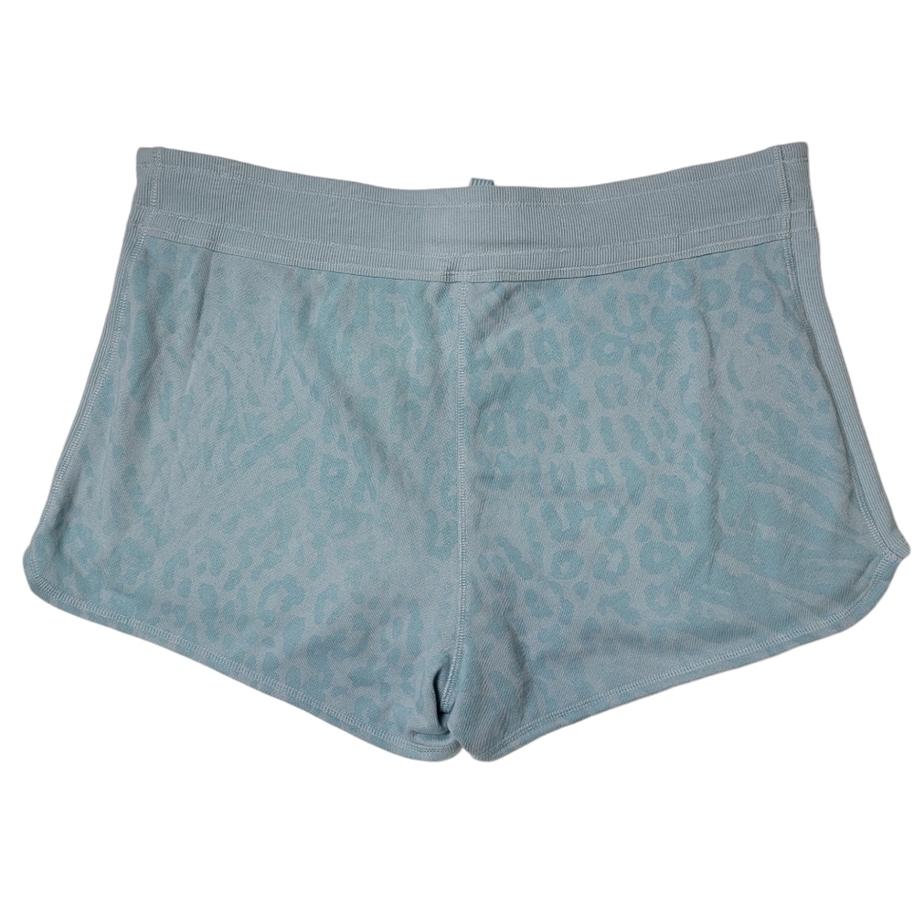 Calvin Klein Performance Blue Leopard Zebra Animal Print Soft Lounge Shorts XL - Picture 2 of 5